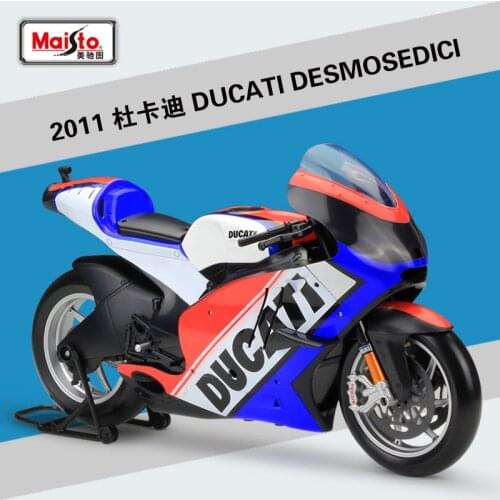 1Pcs Maisto 1:6 DUCATI DESMOSEDICI Diecast Metal Model Sport Race Motorcycle Model Motorbike Collectibles