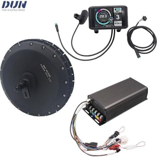 110kmh QS 273 Bicycle Spoke Hub Motor 4000W V3 High Speed For Electric Bike Kits with Sabvoton SVMC72150/72200 Controller