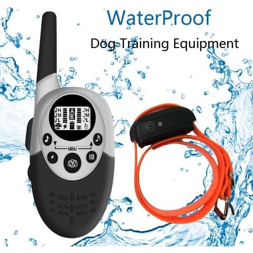 3280Ft Remote Control Dog Training Equipment Pet Trainer Bark Stop Monitor Vibration Sound Shock Flash Mode For All Dogs