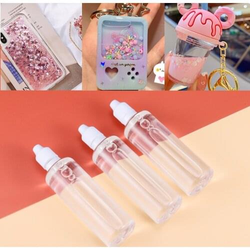 100ml Quicksand Oil Transparent Liquid Glitter Sparkle Hybrid Moving Water Injection Filling Oil For DIY UV Epoxy Resin Glitter