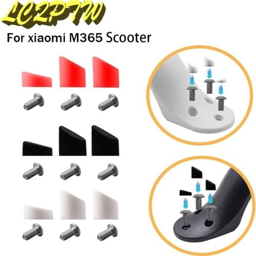 1Set Scooter Rear Back Fender Mudguard Screws Rubber Cap Screw Plug Cover For XIAOMI MIJIA M365 Electric Scooter Parts