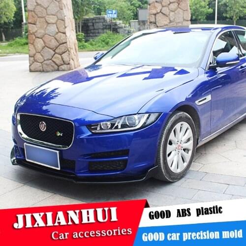 For Jaguar XE/XEL Body kit spoiler 2018-2020 For Jaguar XE/XEL ABS Rear lip rear spoiler front Bumper Diffuser Bumpers Protector