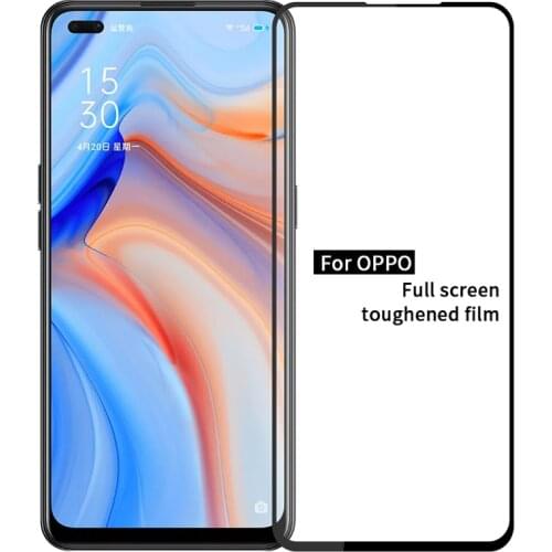 For OPPO Reno 10x zoom Tempered Glass full cover Film For OPPO Reno4 Z Reno2 Reno 3 Reno 4 Screen Protector Protective film