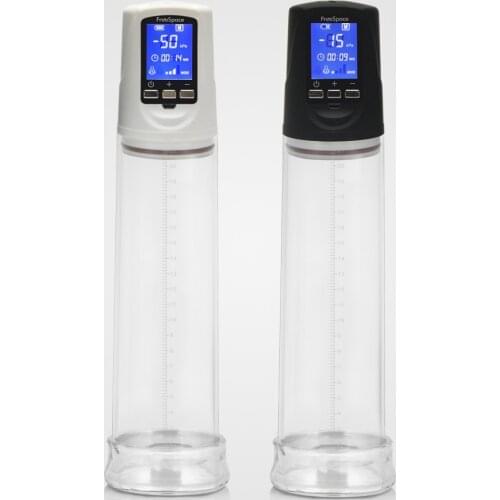 The Best Rechargeable Big screen Electric Beginner Men Dick Vacuum Erection Assisting Device Male Cock Pump Enlarger Enlargement