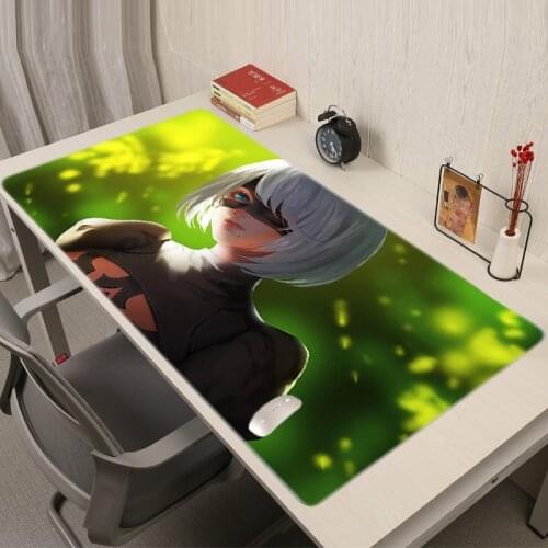 Neir Automata Mause Pad Gaming Mouse Accessories Pads Gamer Keyboard Kawaii Cute Desk Computer Pc Complete Mat Large Hot Xxl for