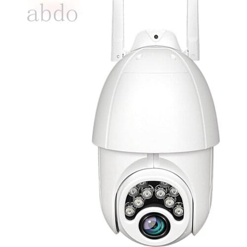 HD Smart 1080P Outdoor WiFi IP Camera Two Way Audio Remote Motion Detection 360 IP66 PTZ CCTV Cam Outside Wireless WiFi Camera