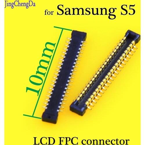 JCD 1 pcs High Quality FPC Connector For Samsung Galaxy S5F LCD Display Screen Connector On Board For LCD Flex