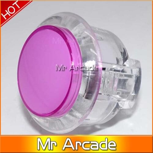 2 pcs CRYSTAL sanwa stype OBSF 30 arcade push button clone OBSC 30 sanwa button