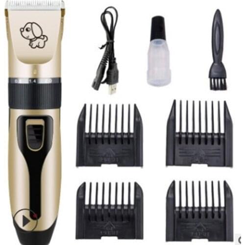 Pet Dog Hair Clippers Grooming Electric Scissor Dogs Cutter Rechargeable Cordless Shaver Low Noise Haircut Tool New 2021 Trimmer