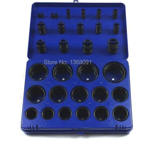 High quality Metric 70 Nitrile Rubber O Ring Set Assortment Kit Auto Oring 386PCS SI-386-BLUE