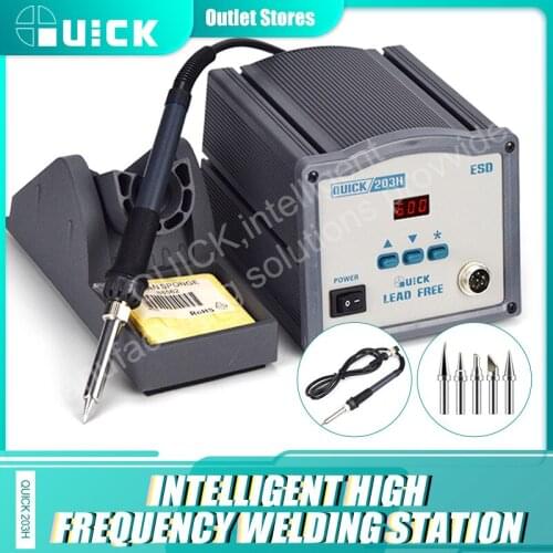 Quick 203H Soldering Station Digital display constant temperature soldering station Auto rework station