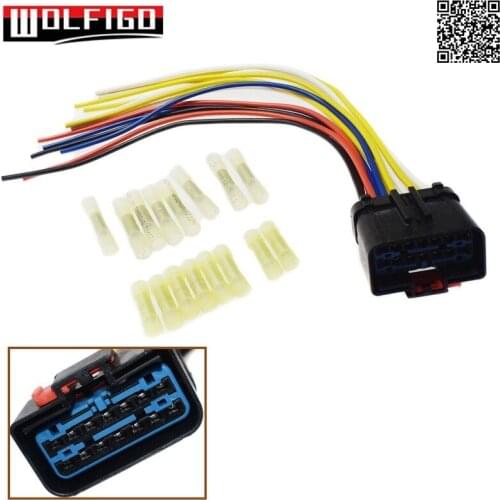 WOLFIGO New For Jeep Door Harness Connector Wiring Pigtail Grand Cherokee Wrangler 5013961,5013961AA