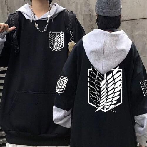 Hot Attack On Titan Hoodies Anime Graphic Hoodies for Men Women Teens Cosplay Clothes