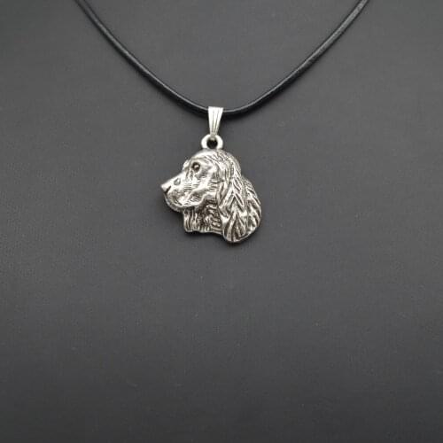 Trendy personalized Springer Spaniel pendant necklace women statement necklace men fashion jewelry