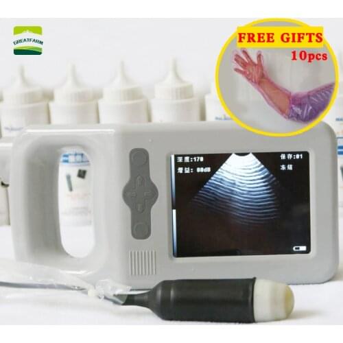 Ultrasound machine portable waterproof pig sheep dog cat veterinary ultrasound pregnancy detector for sale