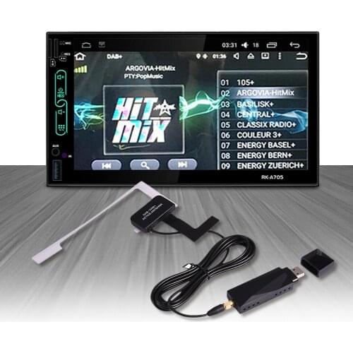 Universal DAB + Extension Antenna USB Portable Adapter Receiver For Android 4.4 5.1 6.0 7.1 Car Player For Europe Australia