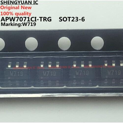 20 pcs/lot APW7071CI-TRG APW7071CI-TRL W719 W71 APW7071CI APW7071 Step-Up Converter for 4 Series White LEDs Driver 100% new