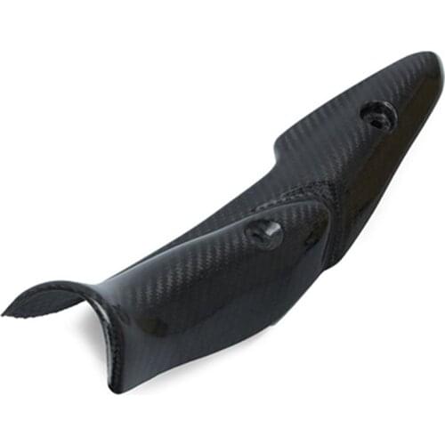 Motorcycle Exhaust System Heat Shield Cover Guard Carbon Fiber Anti-scald Shell For Kawasaki Z900 2017-2019