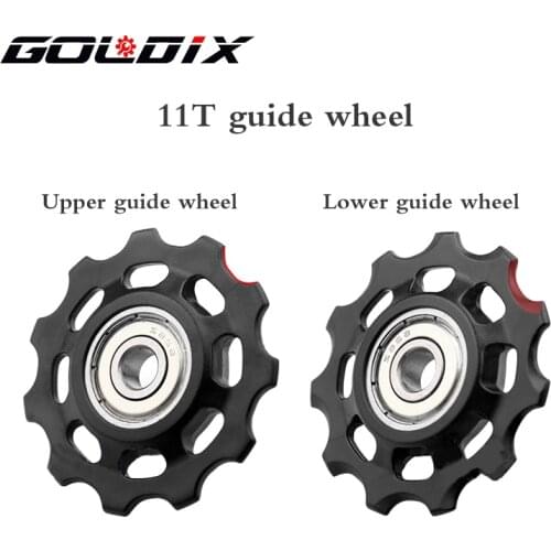 GOLDIX MTB Bicycle Pulley Wheel Nylon Fiber 11T 12T Road Bike Jockey Rear Derailleur Repair Kit for Shimano Sram X01 XX1 GX NX