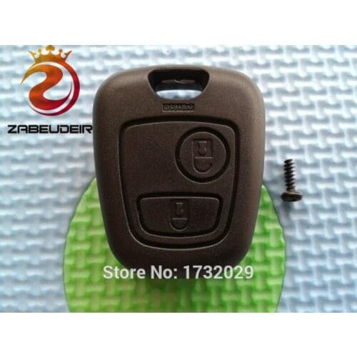 1Pcs New Replacement Key Case Cover For Toyota Aygo 2 Buttons Remote FOB Shell Blank No Blade No Logo Car Accessories Auto Parts