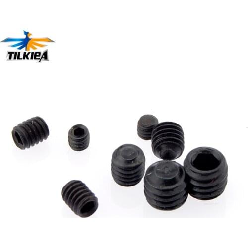 10pcs M2/M2.5/M3/M4 Concave Set Screw Hexagon Headless Screw Machine Metered Top Wire For Rc Boat Accessories