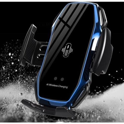 10W Qi Wireless Car Charger Holder Smart Sensor Auto Clamping Fast Charging Bracket For iPhone 12 Mini 11 Pro Max Samsung S20