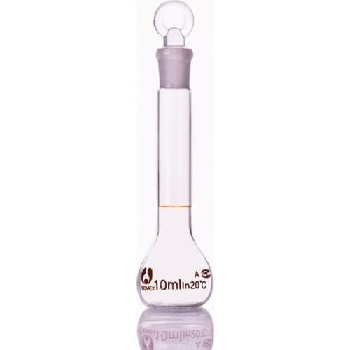 2pcs Volumetric flask with stopper 10ml,Volumetric flask,Measuring bottle