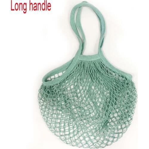 2pcs All cotton mesh bag Shopping bag Fruit mesh bag Vegetable mesh bag
