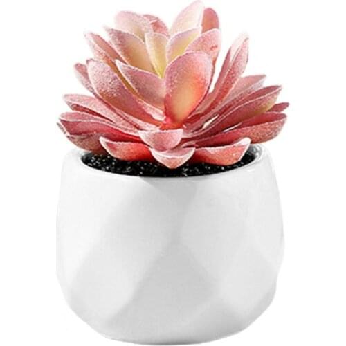 60% Hot Sale Artificial Bonsai Beautiful Nice-looking Realistic Artificial Multilayer Succulent Plant Bonsai for Home