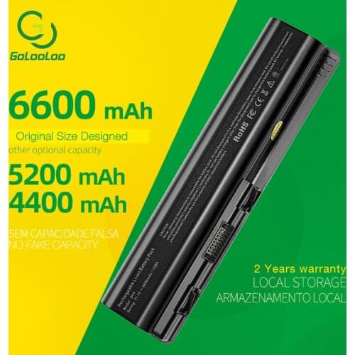 6600MAh Laptop Battery For HP Pavilion DV4 DV5 DV6 DV6T G50 G61 Compaq Presario CQ40 CQ41 CQ45 CQ50 CQ60 CQ61 CQ70 CQ71 HDX16