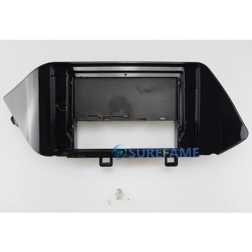 10.1 inch Car Fascia Radio Panel for HYUNDAI SONATA 2019+ (Left Wheel) Dash Kit Install Facia Console Bezel Adapter Plate Trim