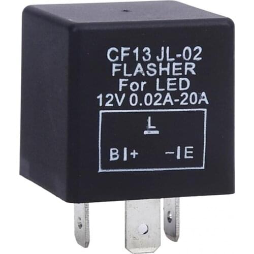 80% Hot Sell CF14 12V 0.1-20A Dust-proof Short Shell Tripod LED Flasher Automotive Relay