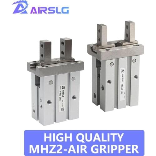 Free Fhipping MHZ2 MHZ2-6S -10S-16S-20S-25S-32S-40S Single acting Normally open Air Pneumatic parallel Gripper Normally closed
