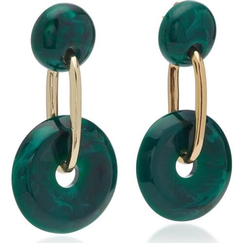 Boho women Jewelry Unique Fashion Earring Classic Luxurious Circles Shape stainless steel Big round hoop Circle Earrings Bijoux