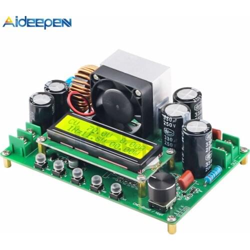 DPX800S DC-DC Step Up Converter Booster Power Supply Module NC CV CC Booster Module CNC Boost Output 120V 12A Adjustable MPPT
