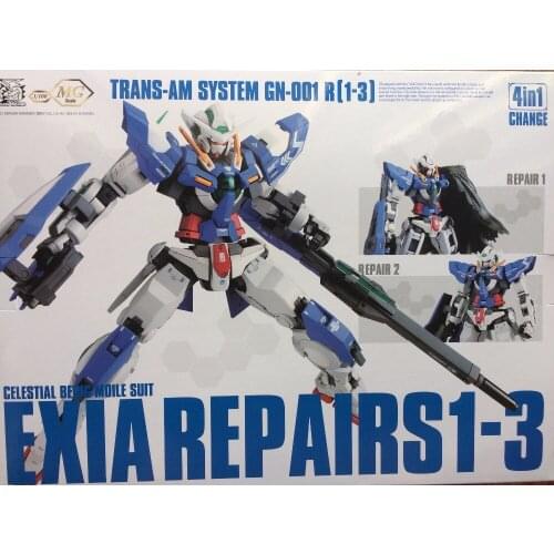 DRAGON MOMOKO Gundam model MG 1/100 GN-001R EXIA Repairs (1-3) 4 in 1 Mobile Suit kids toys