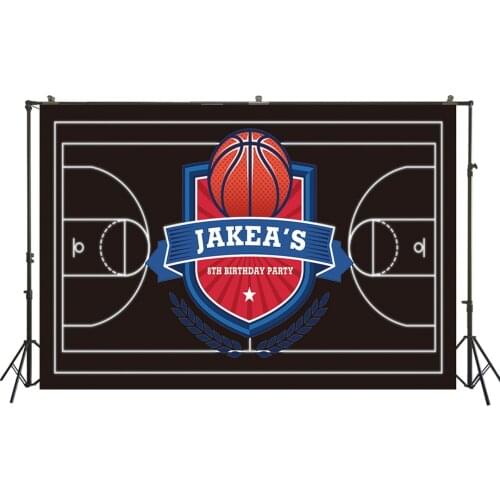 HUAYI Photography Backdrops Birthday Photo Backdrop Basketball Game Baby Shower Party Decor Banner Photography Background W-898