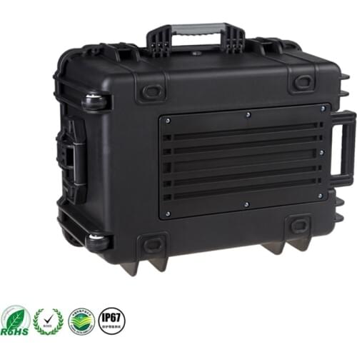 IP67 waterproof USA military protective standard hard plastic heavy duty large tool case