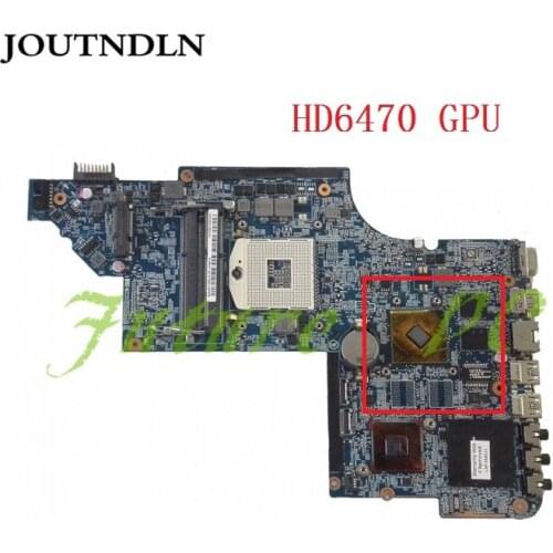 JOUTNDLN FOR HP Pavilion DV6 DV6-6000 641484-001 Laptop Motherboard HPMH-41-AB6200-D00G HM65 DDR3 HD6470 GPU Test work