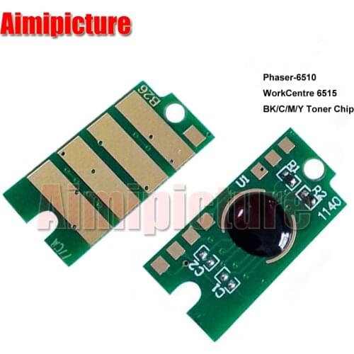 For Xerox Phaser-6510 WorkCentre-6515 WC6515 6515 6510 Toner Cartridge Chip 106R03480 106R03690 106R03691 106R03692 4pcs/lot