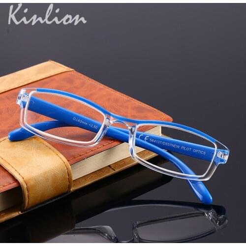 Kinlion Classic Ultralight Prescription Glasses Men Women Reading Glasses Retro Small Square Presbyopia Eyeglasses Eyewear Frame