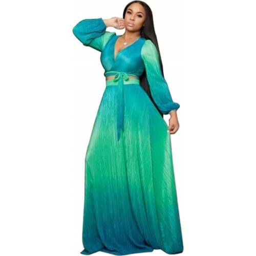 Two Piece Set Womens Sets 2020 Spring Autumn Long Sleeve Crop Top And Long Skirt 2 Piece Suit Sexy Club Party Long Maxi Skirt