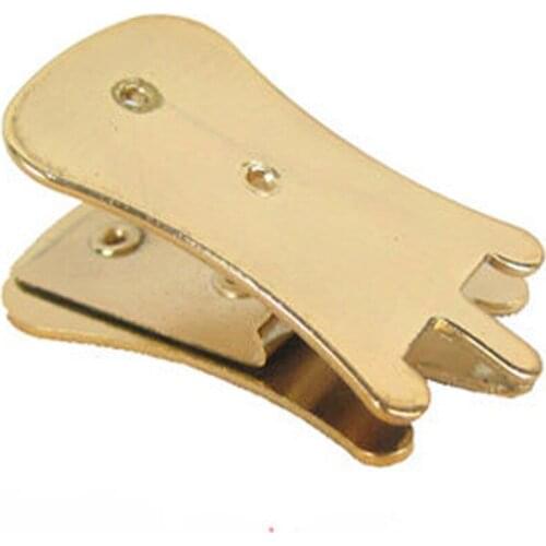 Portable Metal Mute Silencer Quiet Practice Mute For Chinese Violin Erhu Golden Color