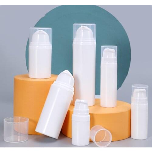 30ml 50ml Vacuum Lotion Bottle High Quality PP Material Refillable Shampoo Lotion Liquid Containers 10PCS/lot