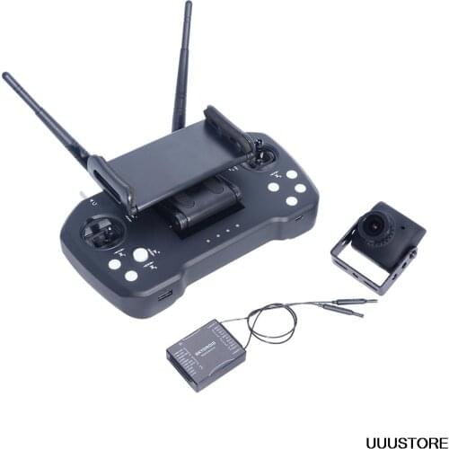 Skydroid T12 2.4GHz 12CH Intergrated Control Video and Telemtry System 20km Range Transmitter with R12 Receiver and Camera