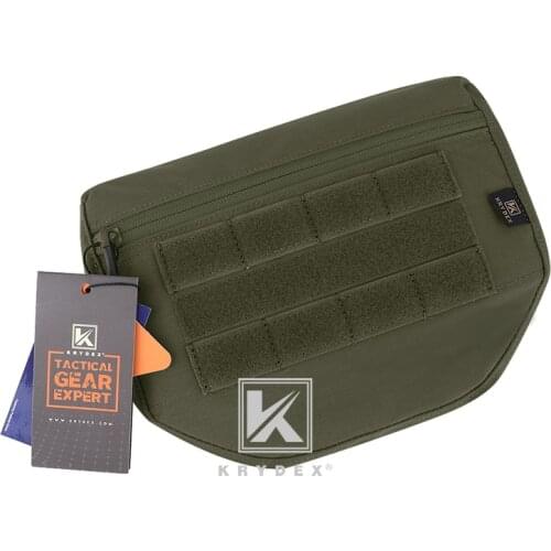 KRYDEX Dump Drop Pouch Fanny Pack RANGER GREEN Tactical Tool Storage Kit Bag For Plate Carrier JPC AVS CPC APC RRV Tactical Vest