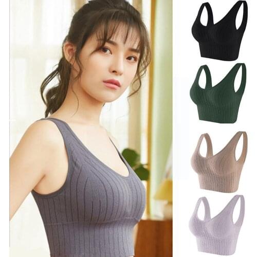Women Tube Top Sexy Crop Top Women Bra Seamless Sports Tops Bandeau Crop Tank Camis Basic Streetwear Sleeveless Bra Top Sum I9X9