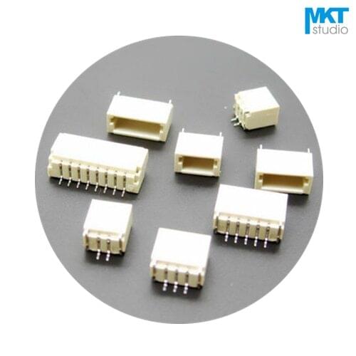 100Pcs Horizontal SMD SH1.0 1.0mm Pitch Male Box Header Wafer Sample 2P 3P 4P 5P 6P 7P 8P 9P 10P 11P 12P