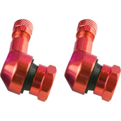 2pcs 90 Degree Motorcycle Wheel Tire Tubeless Stems 11.3mm Rim Wheel Aluminum Wheel Parts D7WD