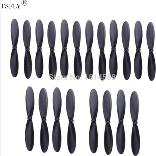 20Pcs 55mm Propeller Blades For Hubsan X4 H107P H107C H107D PLUS Remote Control Helicopter Spare Blade Parts